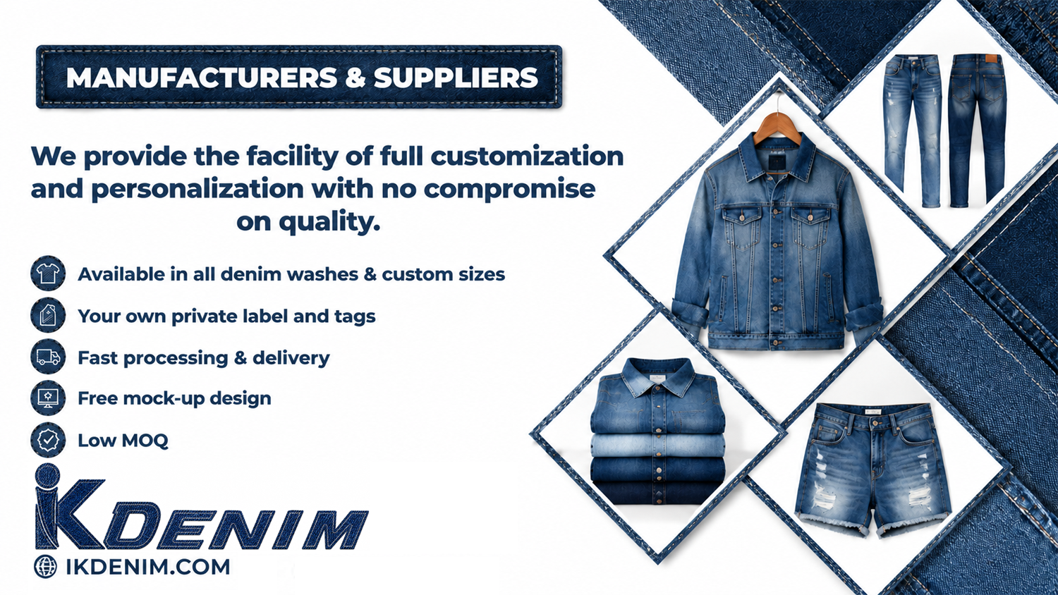 IK Denim Denim Packaging and Export Packing in Sialkot Pakistan